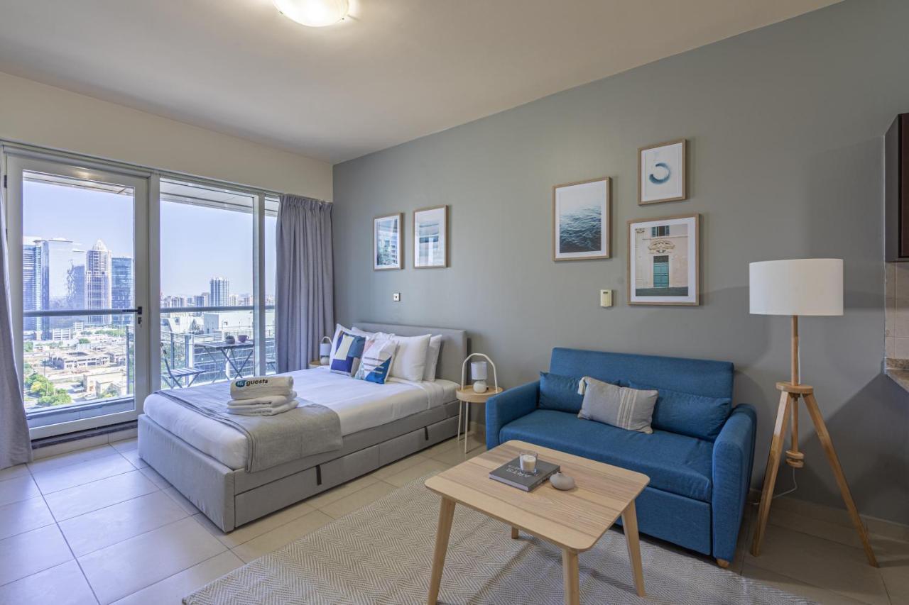 Higuests - Modern Studio With Incredible City Skyline View Дубай Экстерьер фото