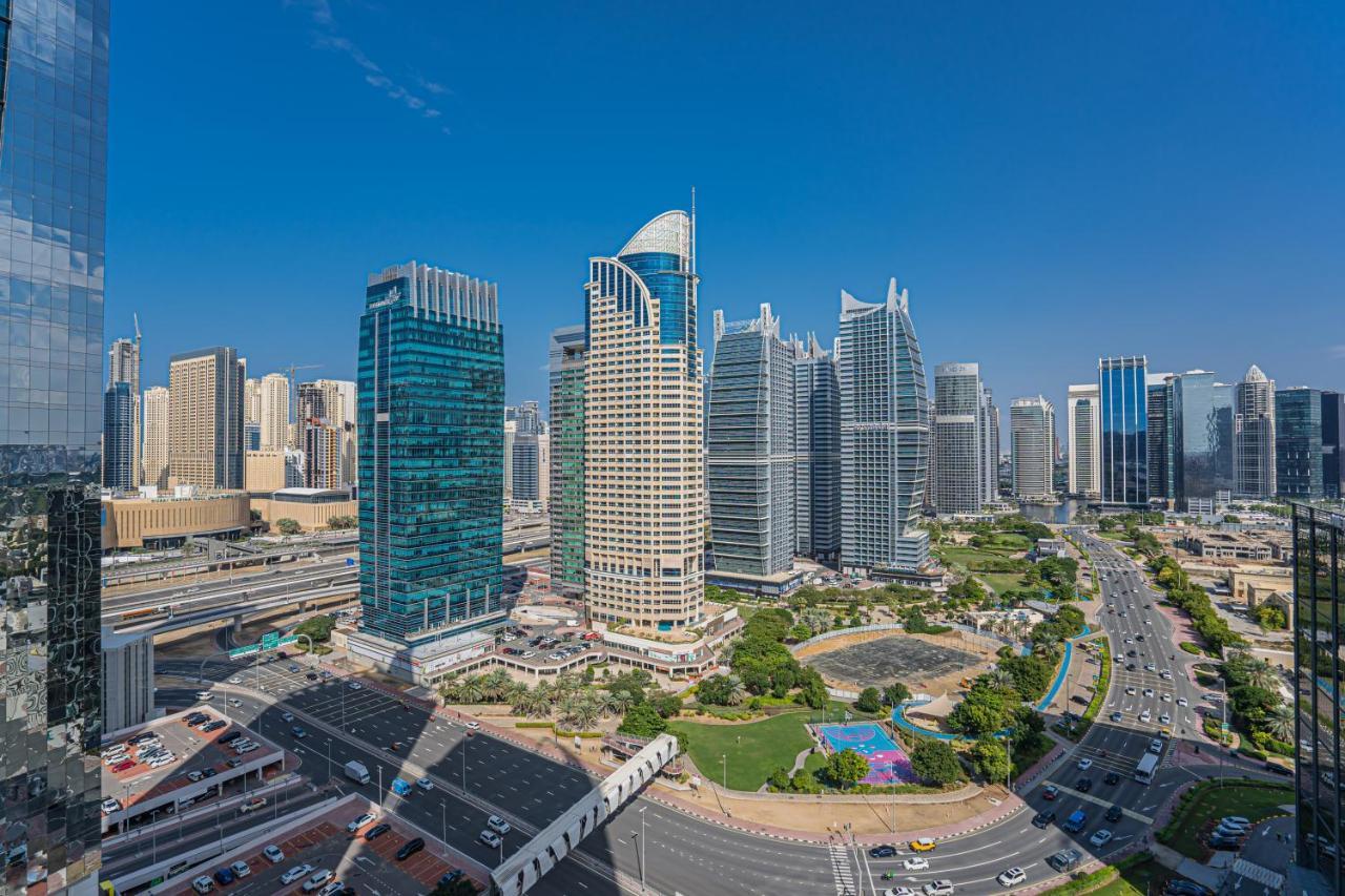 Higuests - Modern Studio With Incredible City Skyline View Дубай Экстерьер фото